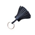 thumbnail image 2 of Keychain Decorative Keyring Leather Pendant Tassel Handmade Handicraft Key Fashion Stylish Chain Hanging Decoration Holder Purse Wallet Black, 2 of 6