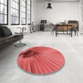 thumbnail image 4 of Ahgly Company Tapis d'Intérieur Lavables à la Machine, Carrés, Transitionnels, Rouges, 5 Pieds Carrés, 4 of 7