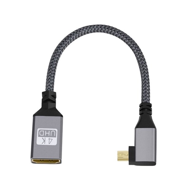 Convertisseur de Câble Haute Définition Compatible Interface Multimédia Adaptateur Portable Adaptateurs Accessoires Mini Type Numérique 5