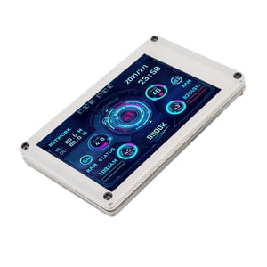 PC Affichage panneau de capteur, moniteur de température d'ordinateur Luminosité réglable blanc 3.5in IPS pour le jeu