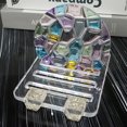 thumbnail image 4 of Epoxy Resin Coaster Mold Food Grade Silicone Coaster Craft Reusable DIY Coaster Casting Mold Kit for Jewelry Making Home Decoration, 4 of 9