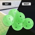 thumbnail image 3 of 5 Pack Pickleballs Indoor Outdoor 74mm Luminous Pickle Balls, 3 of 8