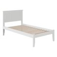 thumbnail image 2 of Leo & Lacey Lit Plateforme Contemporain Simple TG en Bois Massif, Blanc, 2 of 6