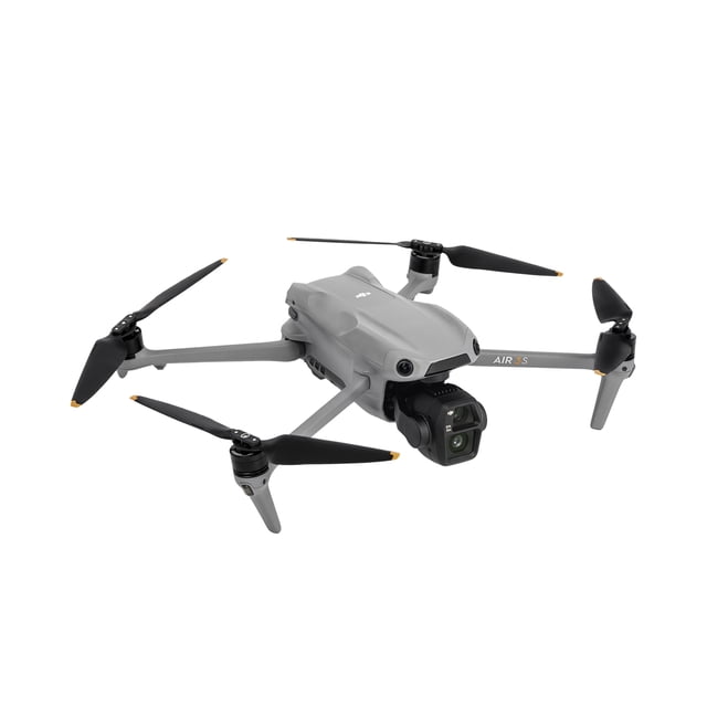 DJI Air 3S Fly More Combo (RC 2 Screen Remote Controller), Drone avec Caméra Télé Moyenne et Grand-Angle CMOS de 1 Pouces pour Adultes, 4K/60fps, Détection Omnidirectionnelle et 3 Piles pour Prolonger le Temps de Vol