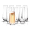 thumbnail image 1 of Flûtes à Champagne en Cristal Sans Pied Milo - 9,4 oz - Ensemble de 8, 1 of 8