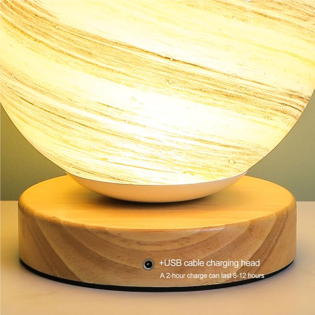 Lampe de Table Usb Planète Lune Veilleuse Étoilée Lampe de Chevet