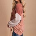 thumbnail image 5 of Bmisegm Femmes Col Montant Manches Longues Sweat-Shirt Décontracté à Fermeture Éclair Rouge TTG, 5 of 5