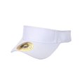 thumbnail image 1 of Solid Adjustable Sports Visor, White, 1 of 2
