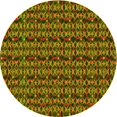 thumbnail image 1 of Ahgly Tapis de Zone Rond Lavable en Machine Intérieur Transitionnel Brun Doré Foncé, 8 Pieds Rond, 1 of 7