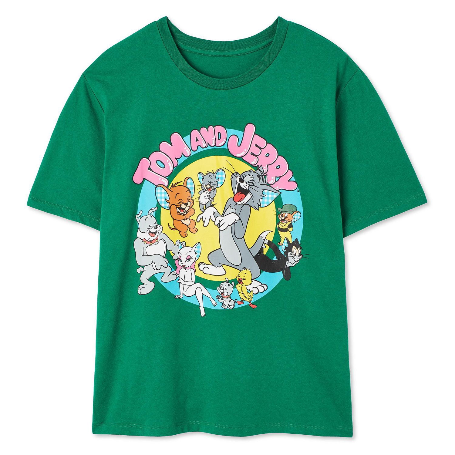 T-shirt à manches courtes Tom and Jerry pour femmes