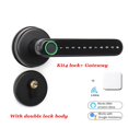 thumbnail image 2 of Door Lock, Lock Smart Home Door Lock Biometric fingerprint lock Electric Handle Lock Wooden door ,Easy to Install, 2 of 7