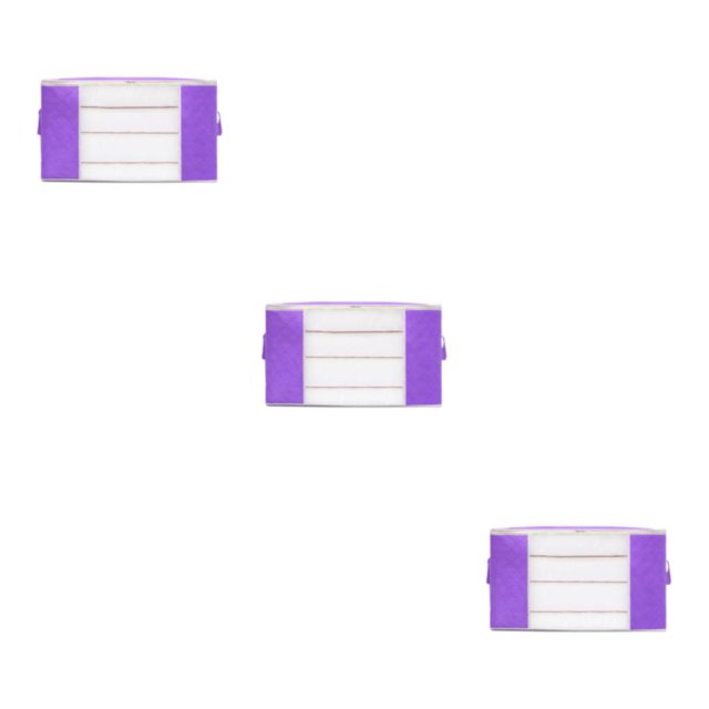 Maytalsory Ranger Efficacement et Vêtements avec Sac de Rangement Robuste et Durable Violet L 3Set