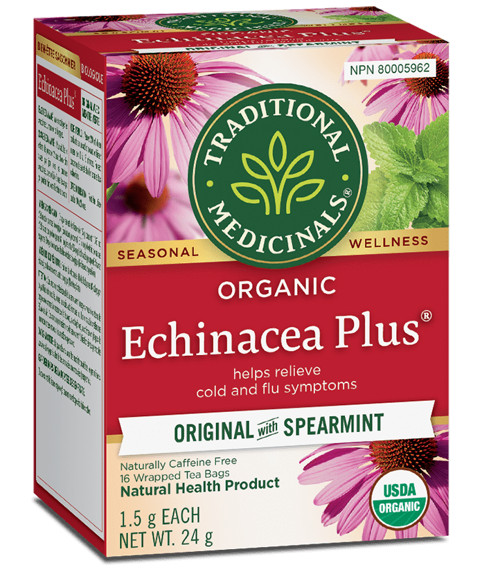 Traditional Medicinals - Organic Echinacea Plus- 16 Tea Bags