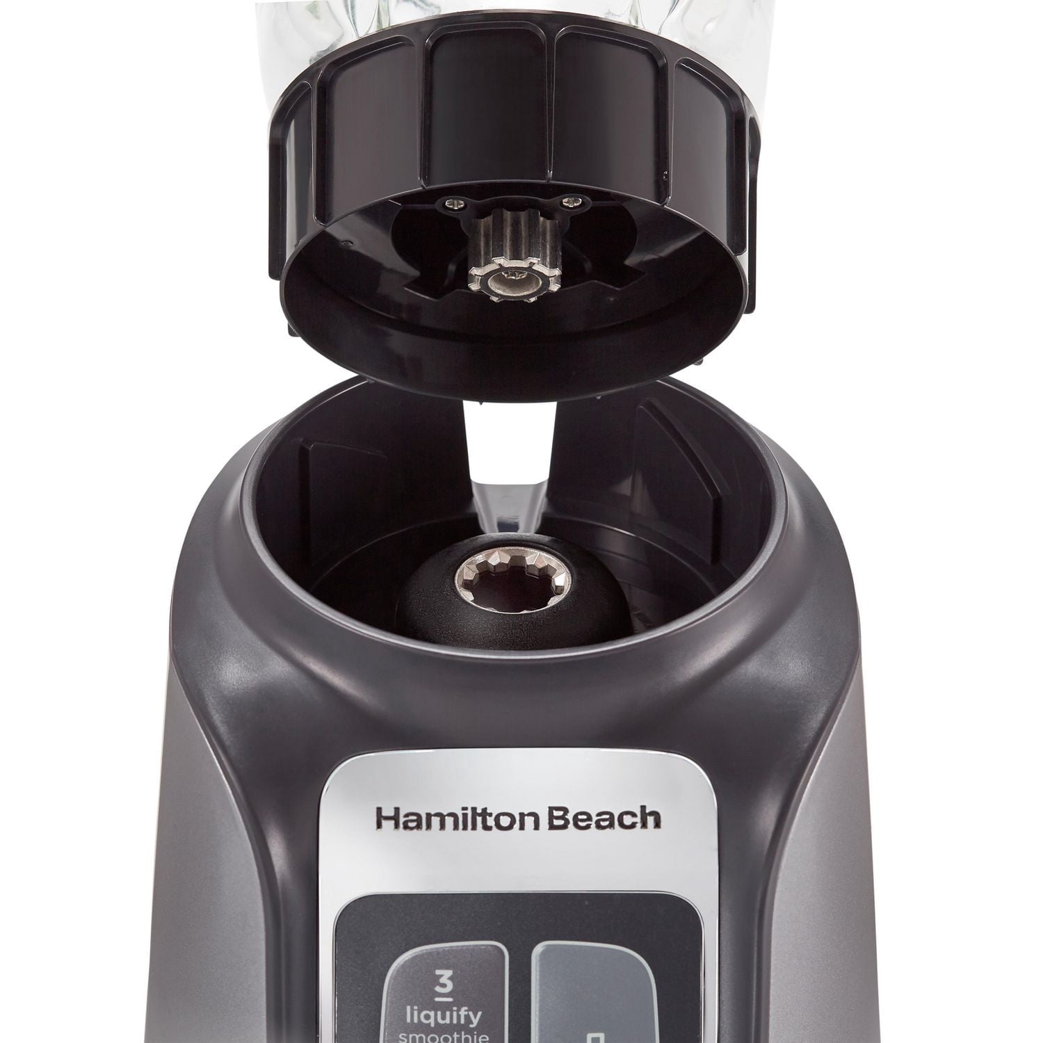 Hamilton Beach PowerMax™ Professional High-Performance Blender, 1680 Peak Watts, 48 oz Glass Jar, Grey – 58600J