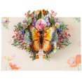 thumbnail image 1 of Binwennn Garden Up Card Up Card Cards Fly Out Effect Elegant 3D Flower Greeting Card For ’s Day Plain Greeting Stands for Display Fall Greeting Cards Valentine Set Cards Wedding Greeting Envelopes, 1 of 7