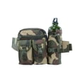 thumbnail image 2 of Water Resistant Waist Pack with Bottle Holder Multi Pocket Hiking Belt Bag for Running Cycling, 2 of 7