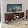thumbnail image 5 of Atlin Designs 60" Low TV Stand in Auburn Brown, 5 of 5