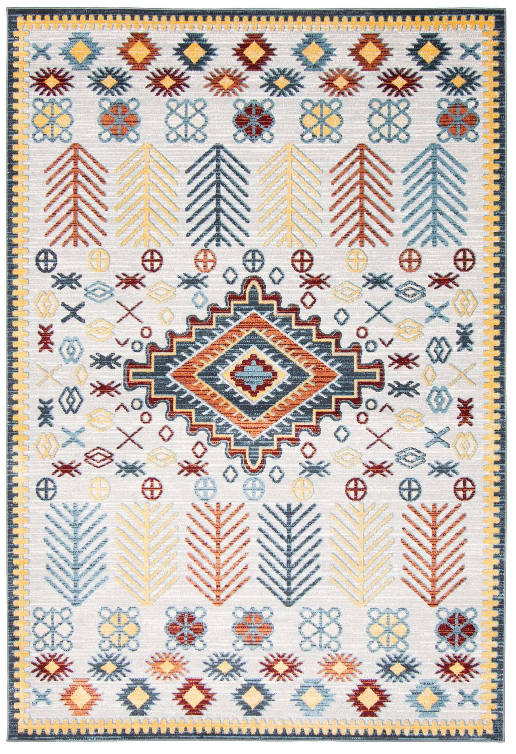 Tapis Lavable ECARPET Sud-Ouest pour Chambre, Salon, Chambre d'Enfant, Couloir