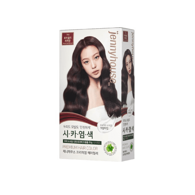 Jennyhouse Premium Hair Color 60g*2 - 7RB Rose Gold Brown