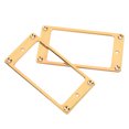 thumbnail image 1 of Housse de Micro Humbucker, Cadre de Micro de Guitare Électrique Structure Stable Robuste Métal de Remplacement pour la Décoration Or, 1 of 8