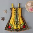 thumbnail image 2 of LOVZFMLL Girl's Pattern Long Sleeves Velvet Court Style Dress, 2 of 7
