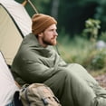 thumbnail image 2 of Ultra-Light Sleeping Bag Liner for Adults - Full-Length Travel Sleep Sack, Camping Sheet for Backpacking, Hostels & Hotels - Machine Washable & Compact, 2 of 7
