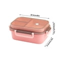 thumbnail image 2 of EGNMCR Double-layer Lunch Box Sealed For Office Workers, Separated By Compartments, Bento Box That Can Be Heated In The Microwave For Students, Lunch Box With Tablewar Lunch boxs, 2 of 2