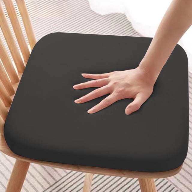 Clearance! KITTEHIGM Detachable And Washable Seat Slow Recovery Memory Sponge Chair Cushion For Kitchen Dining Classroom Office Or Car All Year Round Non-Slip Bottom Milk Fiber Sales Online Shopping