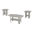 thumbnail image 1 of Monarch Specialties Table Set, 3pcs Set, Coffee, End, Side, Accent, Living Room, Laminate, Grey, Transitional, 1 of 4