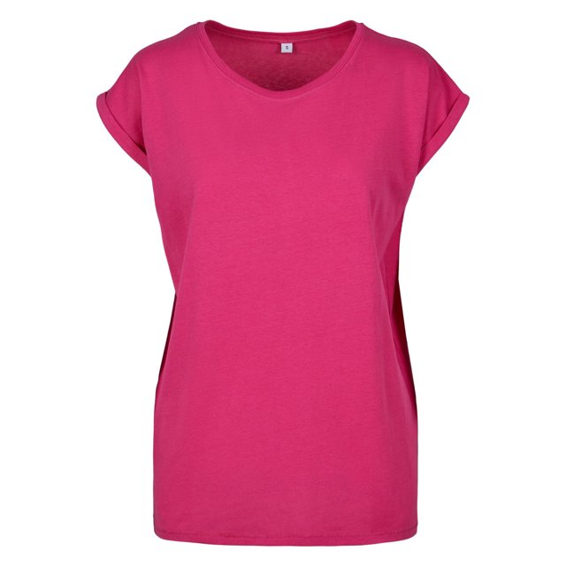Build Your Brand T-Shirt à Épaules Étendues pour Femmes