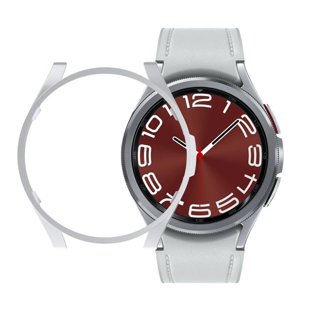 WIFKLSIIPG Compatible avec Samsung Galaxy Watch6 Classic 47mm Étui de Protection Demi-Pack PC Étui Creux Accessoires de Montre