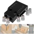 thumbnail image 5 of Ultimate Woodworking Drill Guide for Precise Oblique & Finishing Tasks 38-Piece Pocket Hole Jig Kit, 5 of 5