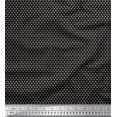 thumbnail image 1 of Soimoi Satin Silk Fabric Plus Sign Small Printed Fabric 1 Yard 42 Inch Wide, 1 of 3