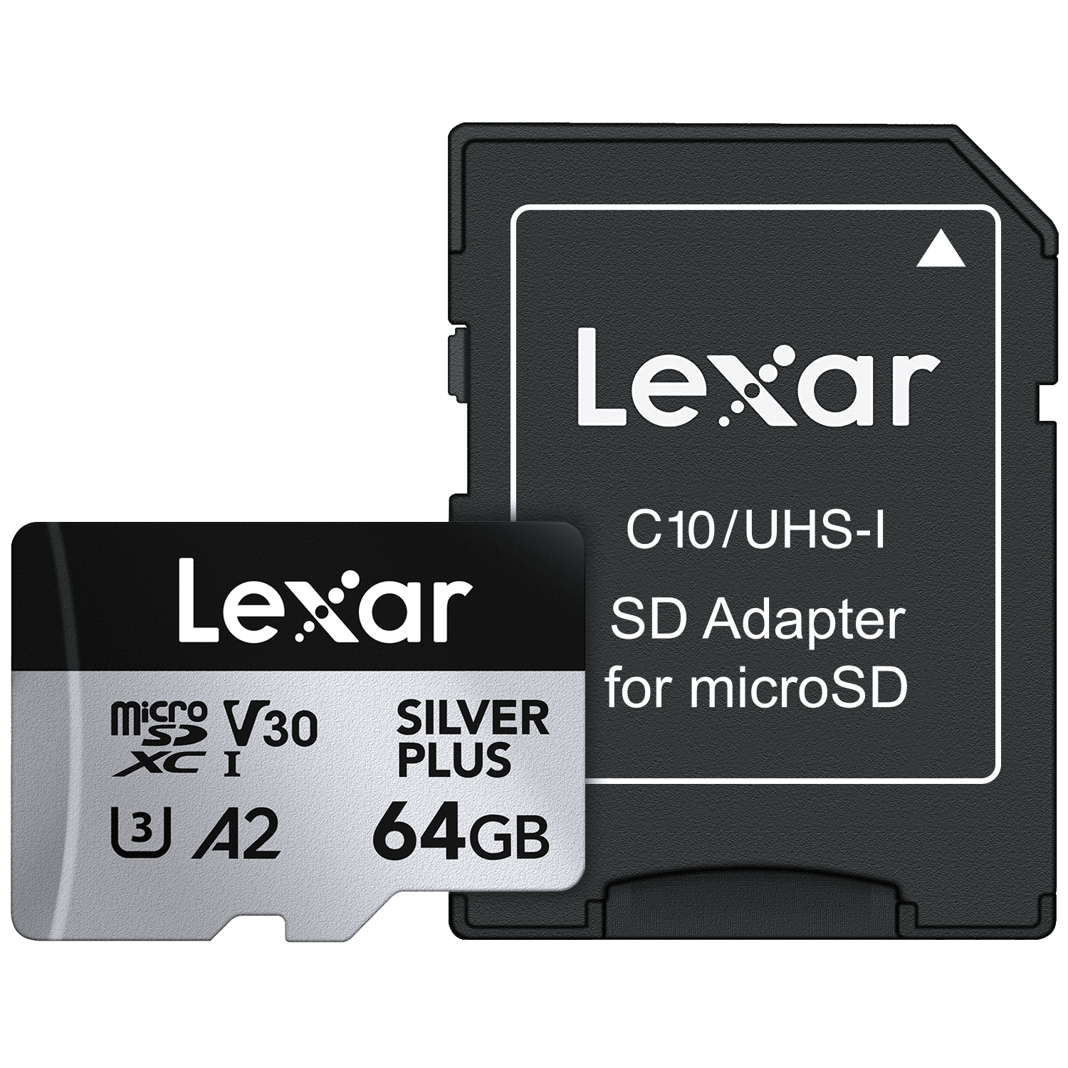Carte Lexar Professional 64 GO SILVER PLUS microSDXC™ UHS-I