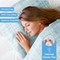 thumbnail image 3 of ienjoy Home Duvet Cover Set Polkadot Patterned TwinAqua, 3 of 5