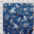 thumbnail image 3 of oneOone Polyester Spandex Royal Blue Fabric Rooster Cock Sewing Craft Projects Fabric Prints By Yard 56 Inch Wide, 3 of 4