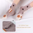 thumbnail image 3 of Aocisk Cool Animal Cartoon Design Colorful Women Socks Five Pairs Pack Novelty Cute Crew Style Multicolor One Size, 3 of 6