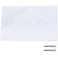 thumbnail image 1 of Interrupteur Lumineux à Panneau Tactile Intelligent Wi‐Fi, Interrupteur Intelligent Prenant en Charge la Commande Vocale, Contrôle par Application Mobile, Tactile, 1 of 8
