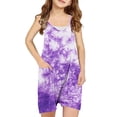 thumbnail image 1 of LSLJS Girls Summer Sleeveless Casual Romper Spaghetti Strap Shorts Jumpsuit With Pockets, Girls' Jumpsuits & Rompers Summer Clothes, 1 of 5