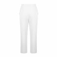thumbnail image 4 of WRKEKC Casual Pants for Men Relaxed Fit Straight Leg Beach Pants with Drawstring and Pockets Solid Color for Summer Wear, 4 of 6