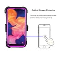 thumbnail image 2 of Mignova for Samsung A10e Case,Built-in Screen Protector Heavy Duty Full-Body Rugged Holster Armor Case [Belt Clip][Kickstand] for Samsung Galaxy A10E 5.8 Inches(Purple), 2 of 8