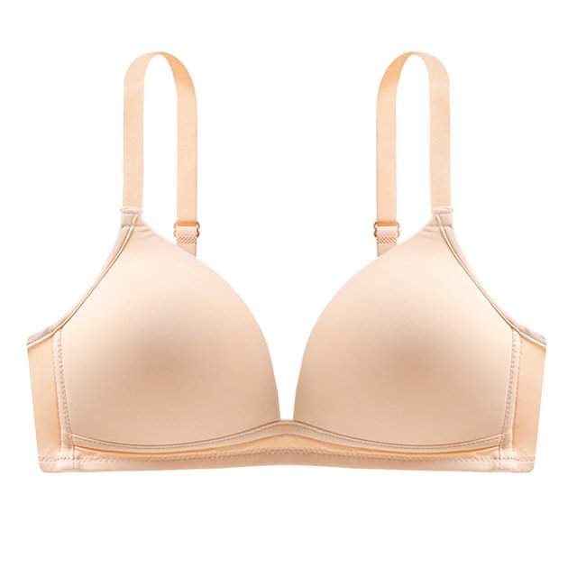 UPPADA Wireless Bras with Support And Lift Bras for Women Front Snap Close Button Bras No Wire Full Support Buckle Bra Comfy Push Up Seamless Underwear Bras Plus Size Bras for Women