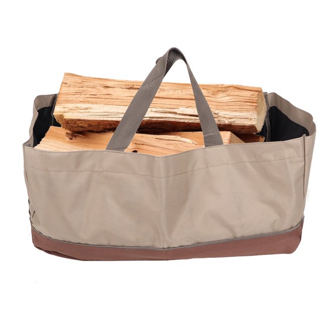 Bois de Chauffage Sac de Transport Sac de Transport en Rondins, Portable Grande Capacité Oxford Portable Sac de Transport en Bois Sac de Camping Design Exquis