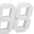 thumbnail image 4 of DEWIN 3D LED Wall Clock Brightness Adjustable Innovative 3D Table Wall Clocks with Night Light for Office Home Living Room 9.7inch, 4 of 14