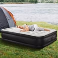 thumbnail image 3 of edx 18" Height Queen Air Bed Mattress Inflatable with Built-in Electric Pump Quick Blow Up for Adults, Camping, Indoor Outdoor Use, 3 of 8