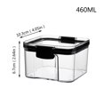 thumbnail image 3 of SIfdSeng Mini Snack Containers Kitchen Storage Box Sealed Food Preservation Preservation Container Storage Tank Grains Sealed Can Lunch Boxes Snack Prep Containers with Lids, 3 of 3