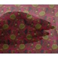 thumbnail image 4 of oneOone Viscose Chiffon Fabric Leaves & Floral Block Print Fabric By The Yard 42 Inch Wide, 4 of 4