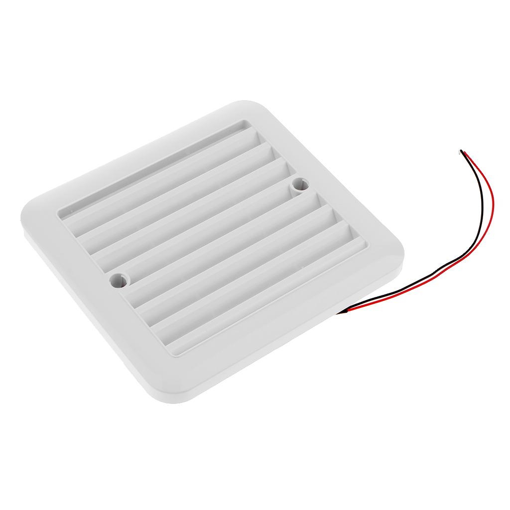 Ventilateur 12V Évent pour Caravane Remorque Autocaravane - Blanc