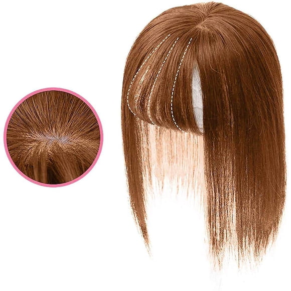 Hair Toppers Silk Base Crown Topper Human Hair Clips Toppers Top Hairpieces for Women Thinning Hair Cover