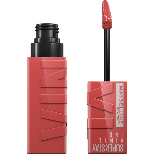 Rouge à lèvres liquide Super Stay Vinyl Ink de Maybelline New York longue tenue et sans bavures, couleur ultrapigmentée et brillance instantanée, golden ,4.2 ml